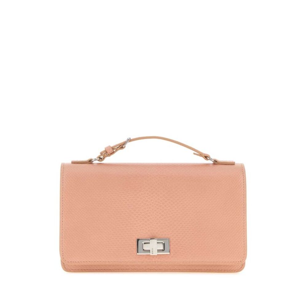 Fendi Women Pink Leather Pekaboo Wallet